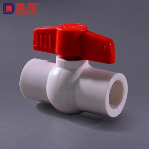 Free Sample Professional Oem Support Pvc Pipe Fittings Pvc Ball Valve For Water Supply
