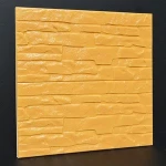 free samples modern 3d stone white brick wallpaper