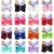 Import free shipping 2020 6 inch  jojo siwa new children&#x27;s bow hairpin laser hollow out cloth ribbon hair bow from China