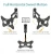 Import Free Shipping Wholesale Tilt Swivel articulating arm tv mount bracket vesa 75x75/100x100/150x150/200x200mm  load up to 100lbs from China
