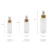Import Frosted Glass Spray Bottle Refillable Perfume Fine Mist Atomizer Bottles Sprayer Essential Oil Container with Bamboo Cap from China