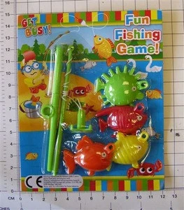 Funny kids plastic fishing games toys for promotional toy set
