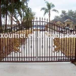 Garden House Driveway Main Wrought Iron Gate Designs