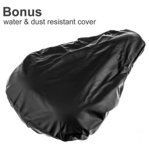 Gel Bike Seat Cover- Extra Soft Gel Bicycle Seat - Bike Saddle Cushion with Water&Dust Resistant Cover
