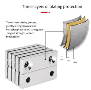 Generator strong Neodym Magnet Magnetic Tape Moulding Fridge Ndfeb Pin Magnet N35 N42 N52 Neodymium Countersunk Magnets Holder