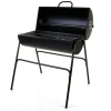 Genuine Black heavy duty  cylinder barrel oil drum Smoker Portable bbq smoker grill commercial for outdoor