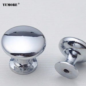 Glossy round small furniture handle&knobs for kitchen cabinet