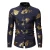 Import Gold Shirt Men New Slim Fit Long Sleeve Camisa Masculina Chemise Homme Social Mens Club Prom Male Shirts Y12708 from China