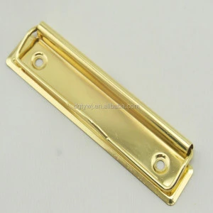 Golden/Black clipboard binder clip, paper clipboard clips