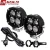 Import Goldrunway 42w hi/low Fully adjustable beam dimmer switch 3 strobe led motorcycle lights set from China