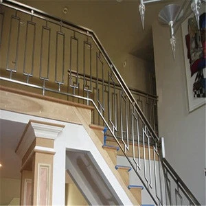 Good profile steel stairs handrail balustrade glass balcony railing design handrails