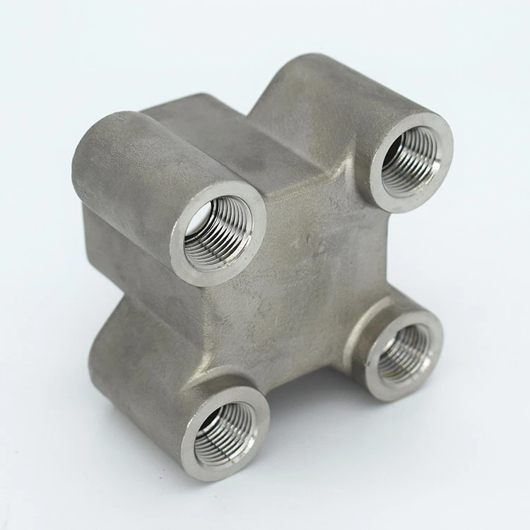 Good quality factory directly female thread elbow teecasting stainless steel pipe fitting