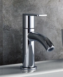Good Quality Low Price Cold Water Chrome finish ABS Plastic Basin Faucet