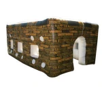 Good Quality PVC Paintball Field Inflatable team building games With CS For Shooting Game