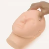 Good quality rubber training mannequin head for eyelash extensions practice