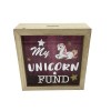 Good Quality Unicorn Piggy Bank Wooden Saving Money Box For Kids