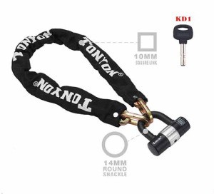 Great Quality Low Price Motorcycle &amp; bicycle Chain Lock with Pad Lock