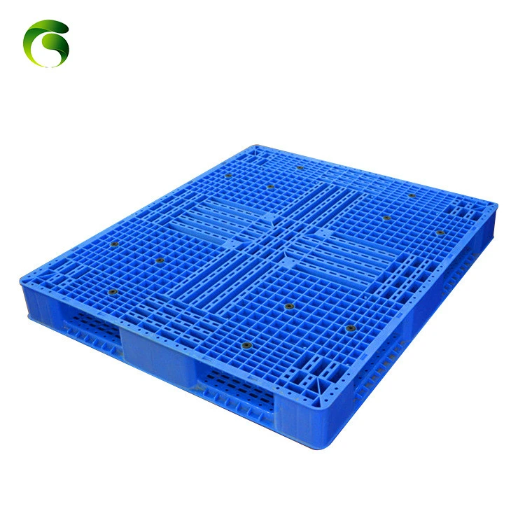 Green brand double sided plastic pallets 1100*1100*150mm