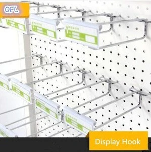 grocery store display racks slatwall hooks