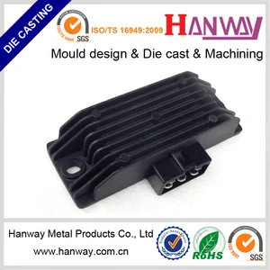 Guangdong die casting manufacturer OEM service aluminum heat sink motorcycle ignition system die casting