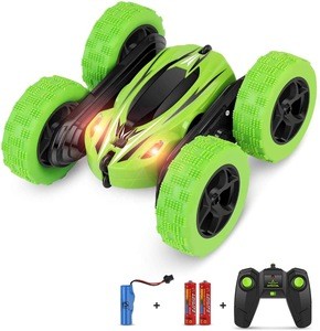 Gutsbox 2020 Newest 4WD 2.4Ghz Vehicle 360 Degree Flip Monster Race Toy Remote Control Car for Kids