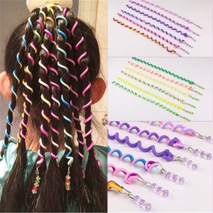 Hair Styling Twister Clip Hair Headwear with Crystal Pendant DIY