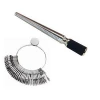 Half round ring gauge size US measurement jewelry tools