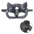 Import Halloween Mask Leather Cat Half Face Party Mask Headgear Cosplay Props for Masquerade Carnival Party from China