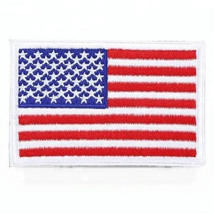 hat bag cloth embroidery usa flag patch
