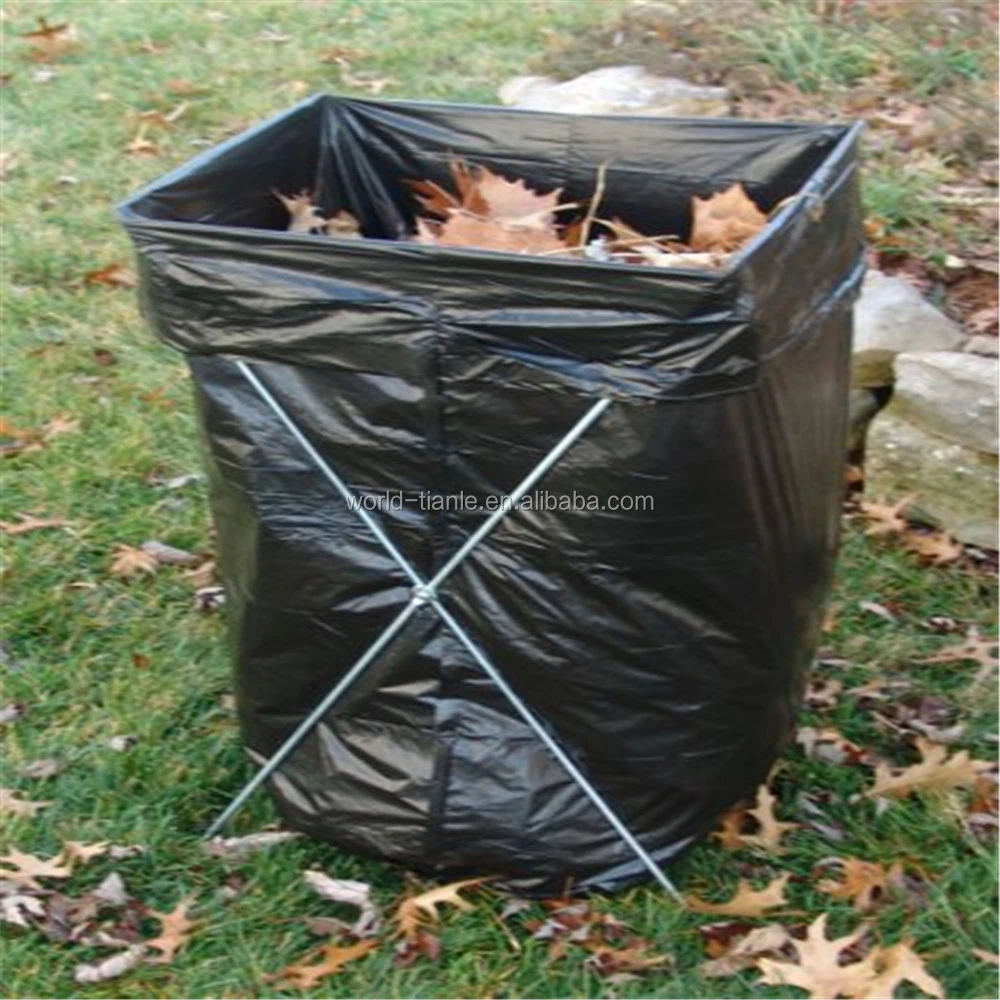Heavy duty 42 Gallon black large contractor garbage bag construction waste bag