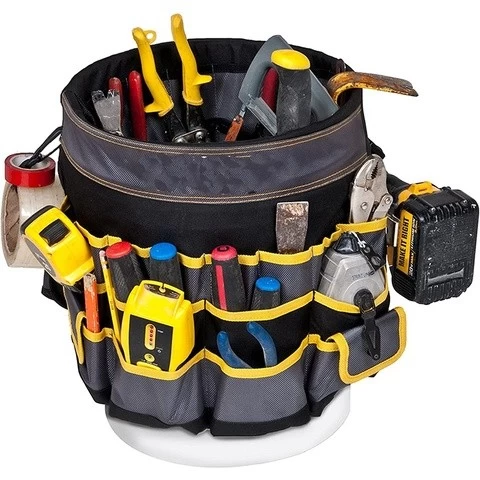 Heavy Duty Electrician Bag Electronic Tool Kts Organizer Tool Bucket Bag