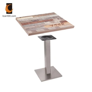 Heavy Duty Restaurant Stee Metal Type Stainless Steel Furniture Dinning Table Frame Base Leg