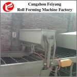 Hebei colorful stone chip coated steel roof tiles cold roll forming machine
