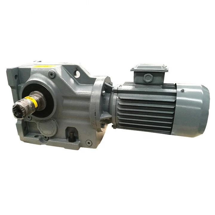 helical bevel gear right angle gearbox speed reducer electric motor reductor