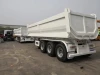 High-Capacity 35CBM Three Axle Dump Tipping Trailer Excellent Stability Semi-Trailer with 12R22.5 Steel Tyre