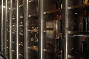 High Gloss Furniture Liquor Cabinets Home Bar Modern Furniture Drinks Liquor Glass Wine Storage Cabinet