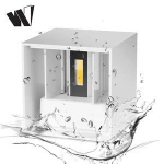 High power waterproof dimmabl bathroom ip65 COB 6w indoor reading mounted wall lamp