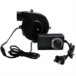 High Pressure DC Blower Fan With Adapter Power12v Dc 24v Brushless Centrifugal Fan Blower