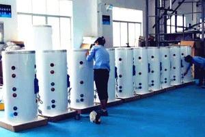 high pressure stainless steel insulated   hot water thermal tank with heat exchanger and electric heater