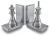 Import High quality aluminium metal bookend from India