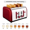 High quality automatic electric bread 4 slice toaster
