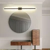High quality black mirror vanity light long bar led wall lamps