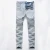 Import High Quality Blue Biker Jeans Ripped Slim Hip Hop Denim Trousers Mens Jeans from Pakistan
