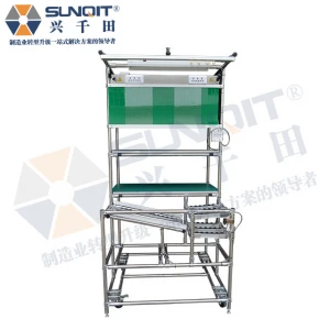 High Quality coated steel pipe Electrical Workbench Work Assemble Line Working Table