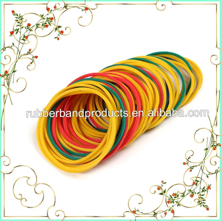 High Quality Colored Elastic Band For Hair , Natural Rubber Elastic Hair Band Wholesale