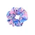 Import High Quality Colorful Sublimated Leopard Velvet scrunchy Tie dye Hair Scrunchies Rainbow Elastic Hair Bands For Girls from China