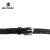 Import High Quality Craftsmanship Braided Genuine Leather Black Knitted Belt from China