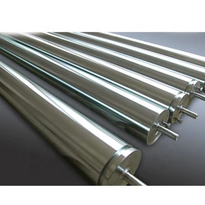high quality customized stainless steel rollers and parts for printing machine