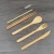 Import High Quality Eco Friendly Nature Knife Toothbrush Straw Brush Fork Chopstick Spoon Dinner Bamboo Cutlery Set With Bag from China
