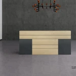 High quality  Fashion Design white color  modern style  office furniture salon reception desk modern